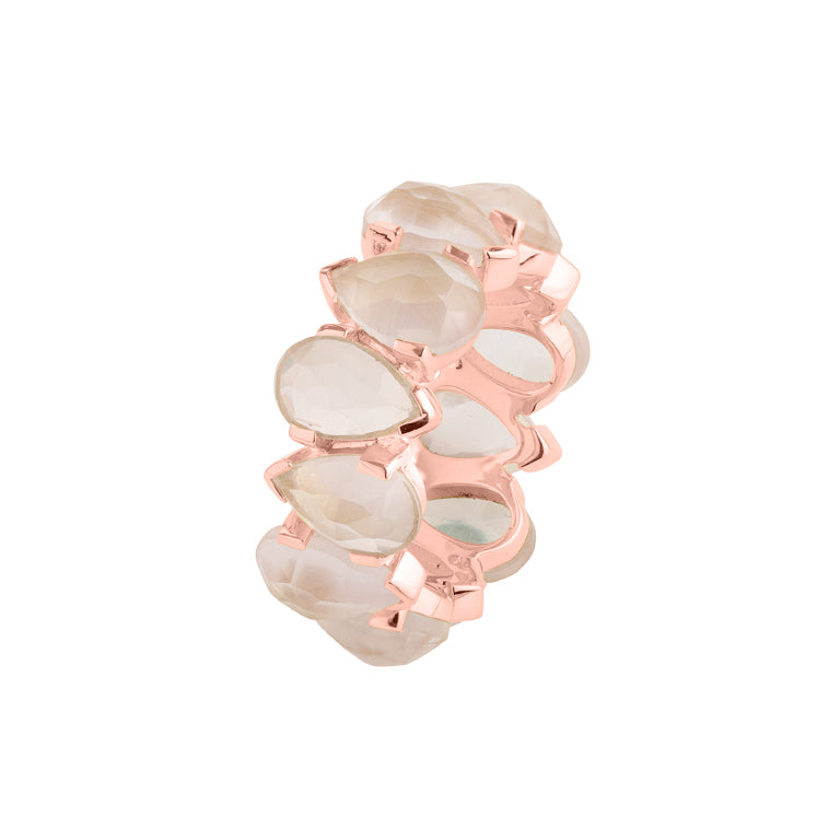 Ring CASSIOPHEYA ROSECUT Rosenquarz