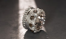 Ring MEGANE Silber mit Rauchquarz