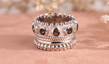 Ring MEGANE Silber mit Rauchquarz