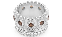 Ring MEGANE Silber mit Rauchquarz
