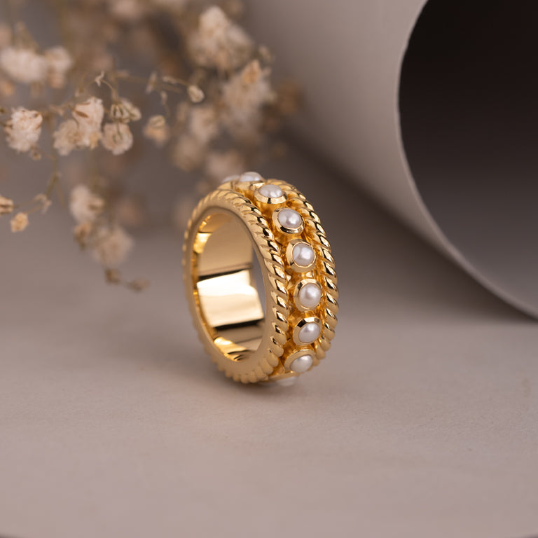 Moving Ring TWIST Perlen