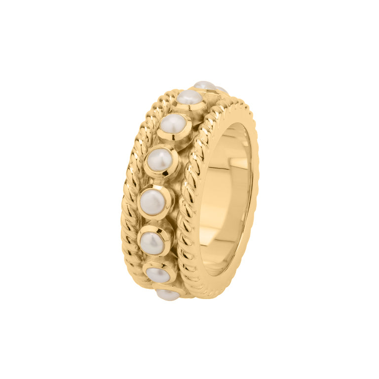 Moving Ring TWIST Perlen