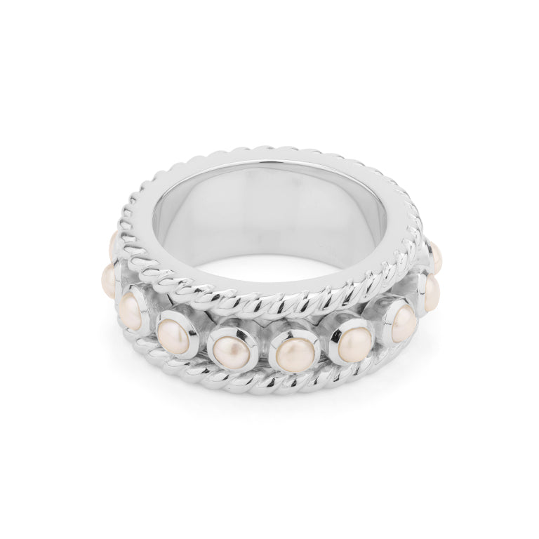 Moving Ring TWIST Perlen