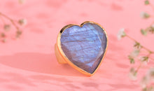 Ring SABRIINA  Silber Labradorit
