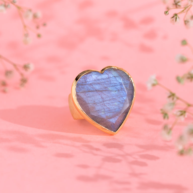 Ring SABRIINA  Silber Labradorit