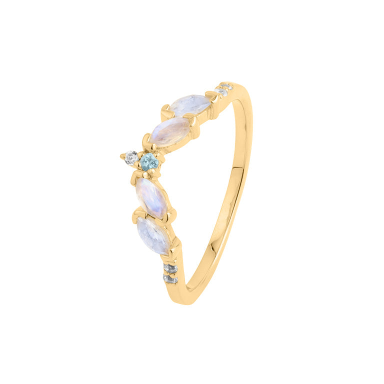 Ring TALVIS Mondstein Silber