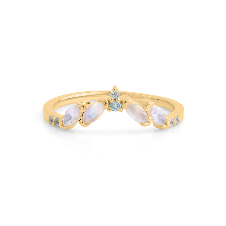 Ring TALVIS Mondstein Silber