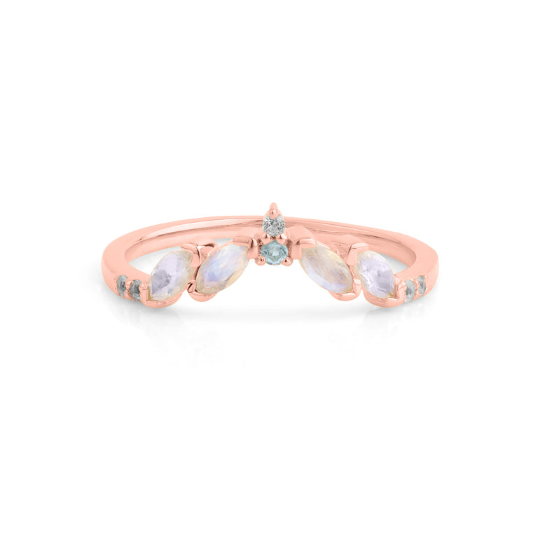 Ring TALVIS Mondstein Silber