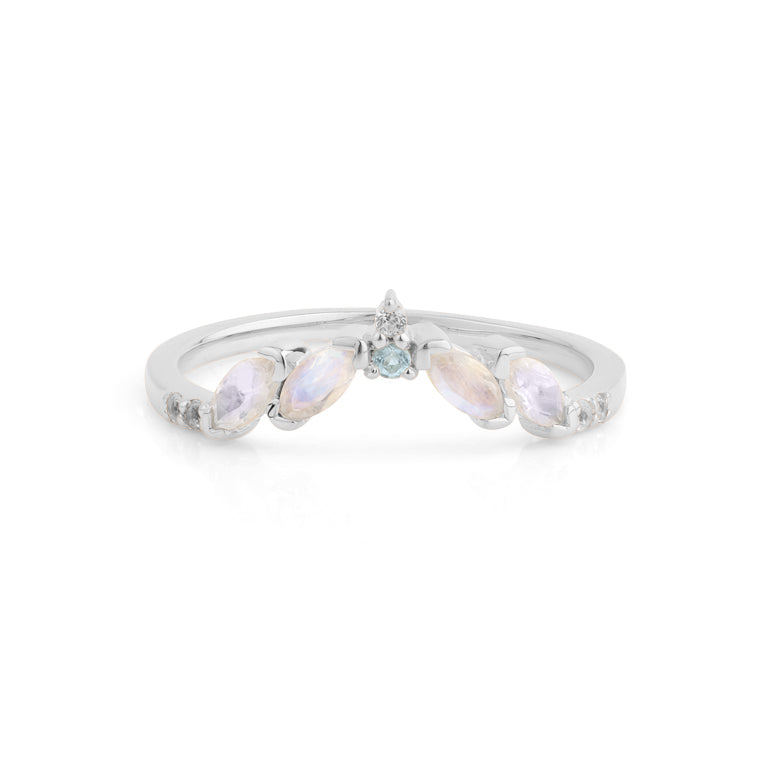 Ring TALVIS Mondstein Silber