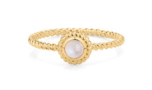 Ring TWIST mit Mondstein