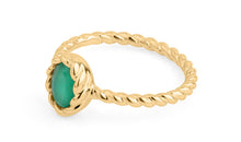 Ring TWIST Smaragd 5X7mm