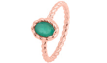 Ring TWIST Smaragd 5X7mm