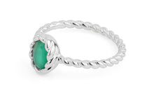 Ring TWIST Smaragd 5X7mm