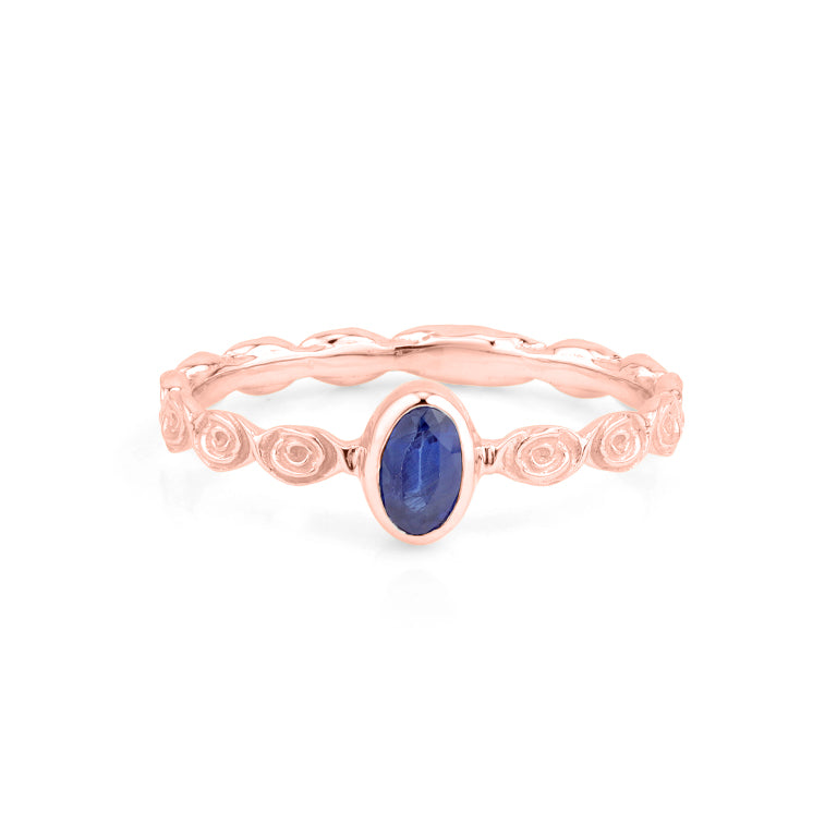 Ring  VIOLETTA  mit Saphir