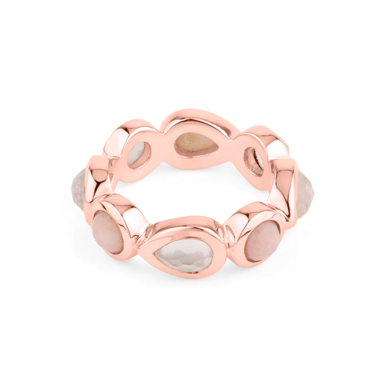 Ring LEILA Rosenquarz