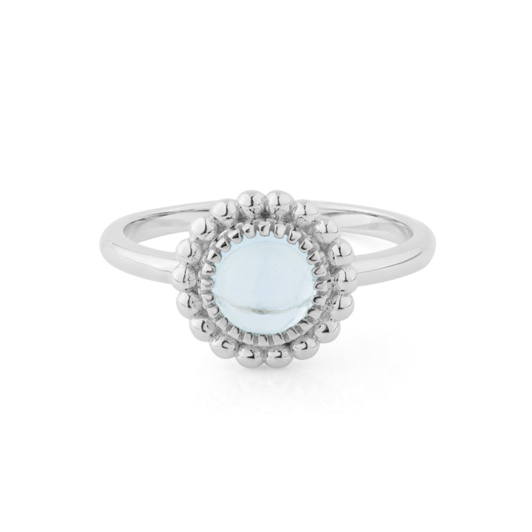 Ring LADINA mit Blautopas