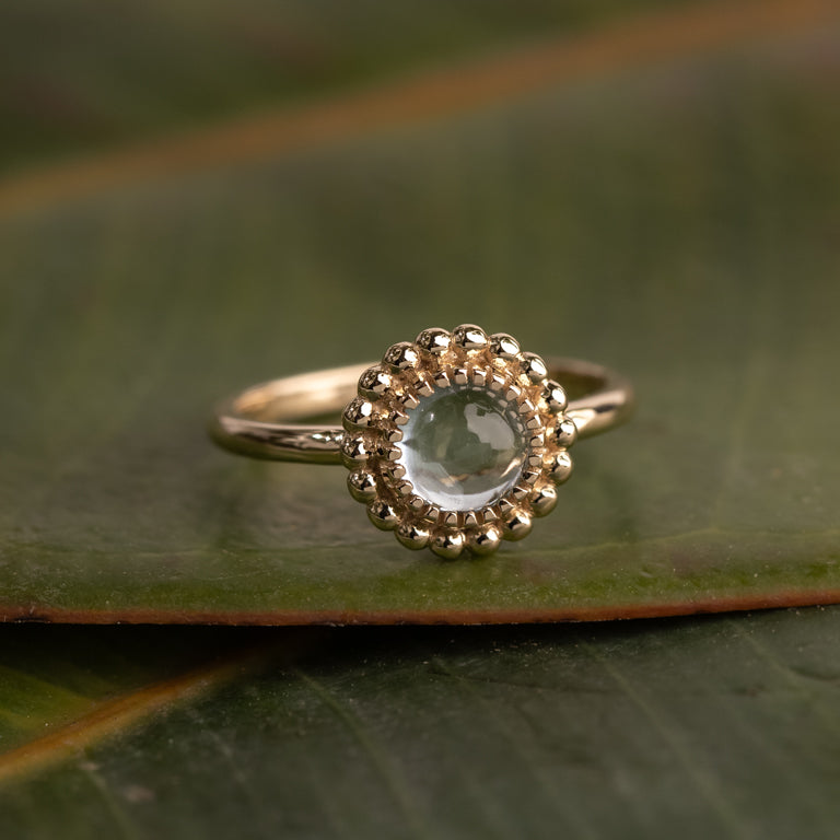 Ring LADINA mit Blautopas