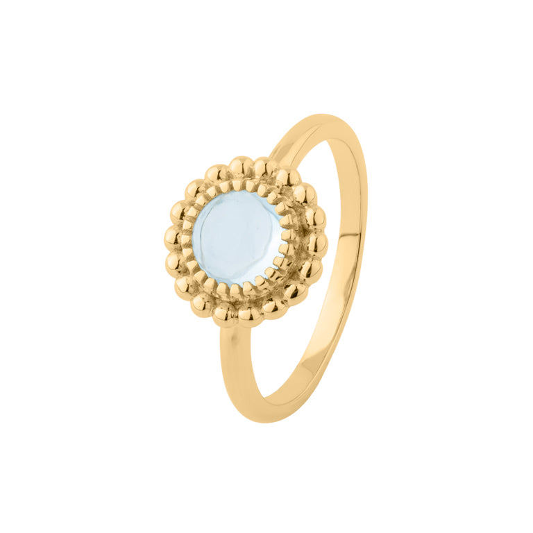 Ring LADINA mit Blautopas