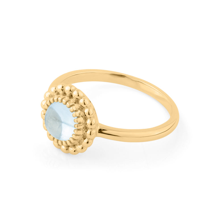 Ring LADINA mit Blautopas