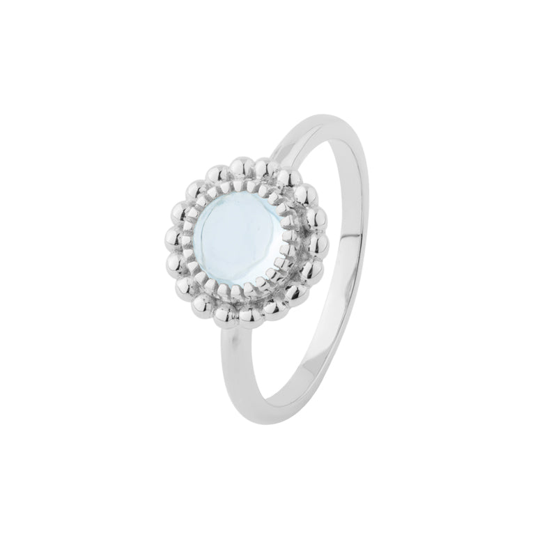 Ring LADINA mit Blautopas