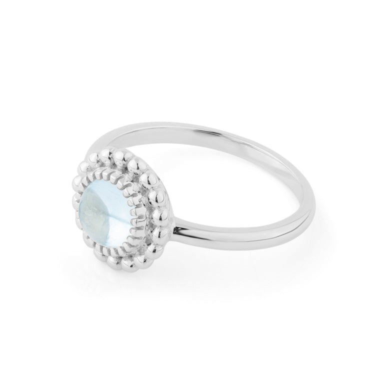 Ring LADINA mit Blautopas