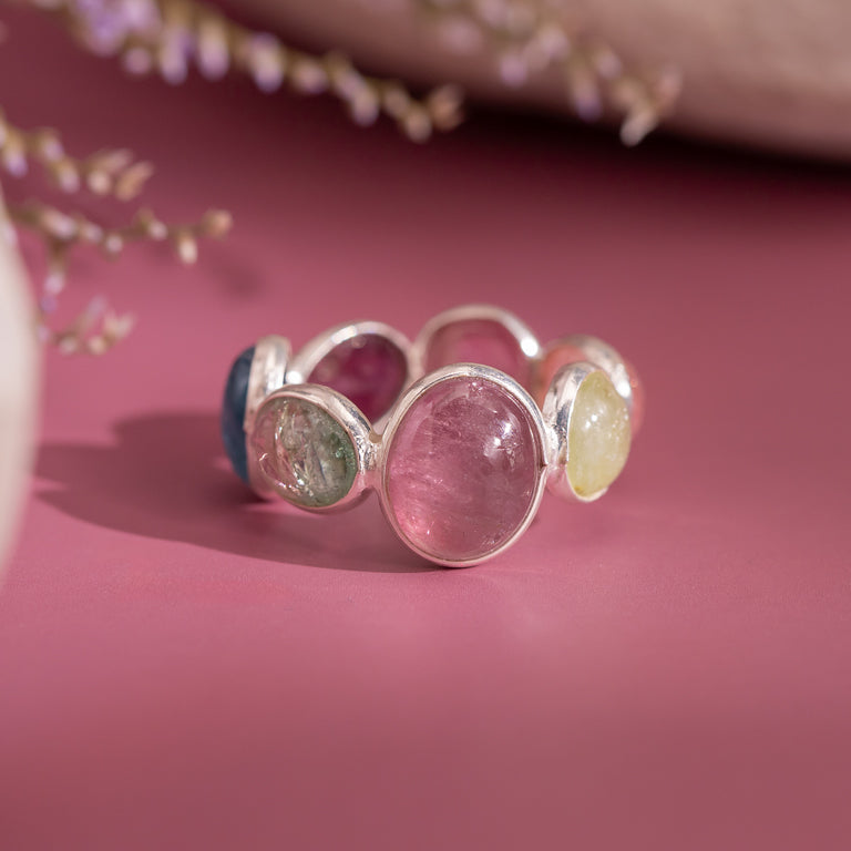 Ring MIRALIA Eternity Multiturmalin
