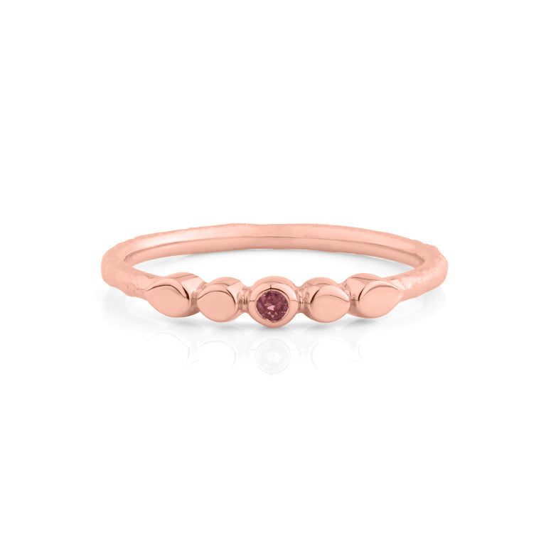 Ring ROSELLA mit rosa Turmalin 2 mm