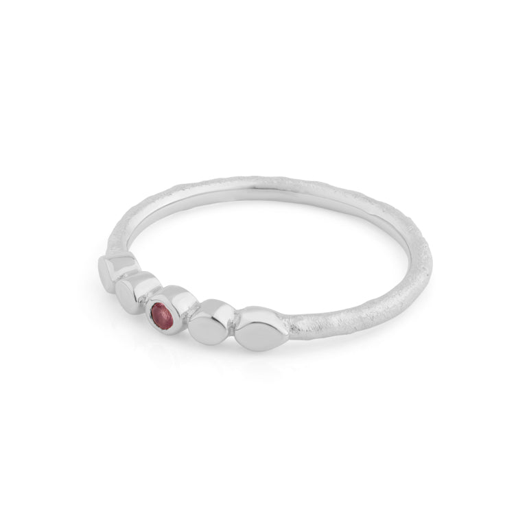 Ring ROSELLA mit rosa Turmalin 2 mm