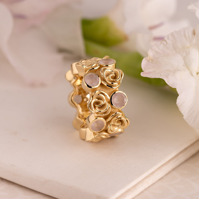 Ring WARUD mit Rosenquarz