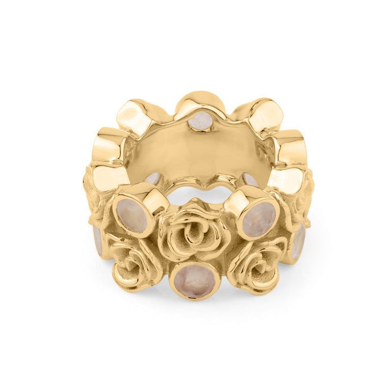Ring WARUD mit Rosenquarz
