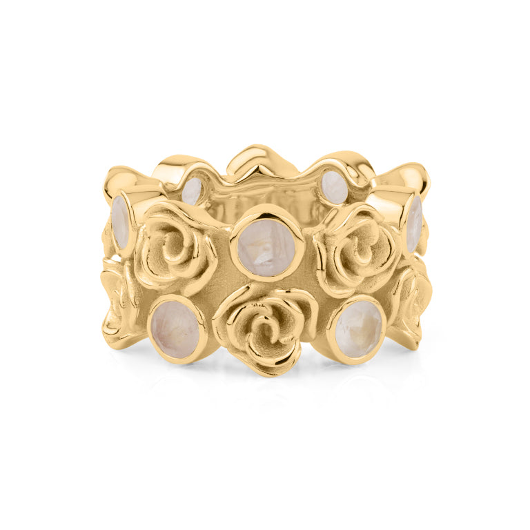 Ring WARUD mit Rosenquarz