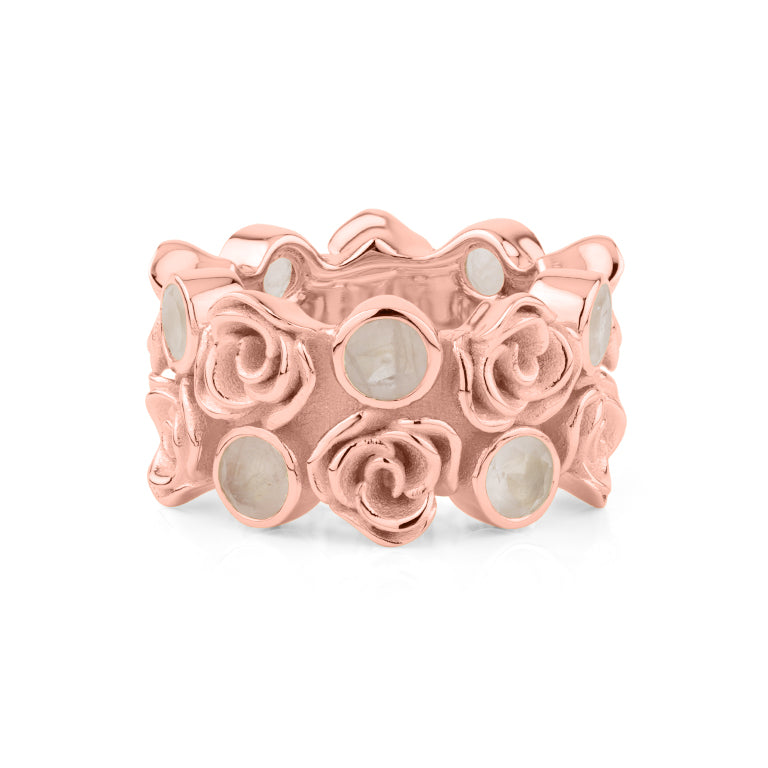 Ring WARUD mit Rosenquarz