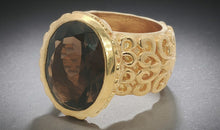Ring JULIETTE mit Rauchquarz
