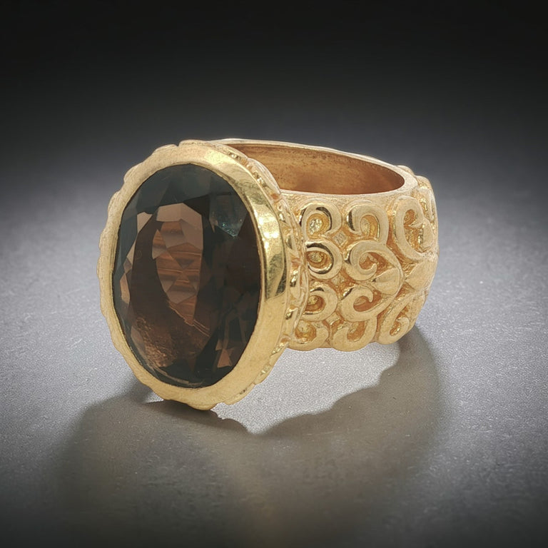 Ring JULIETTE mit Rauchquarz