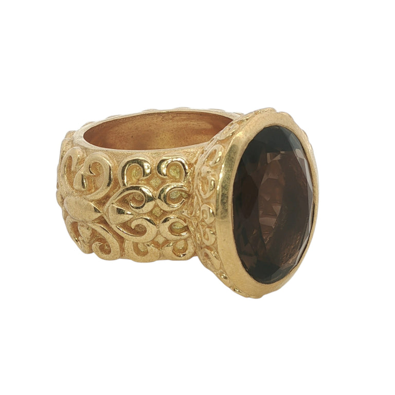 Ring JULIETTE mit Rauchquarz