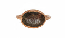 Ring LIVIA Rutilquarz mit Turmalin-Einschlüssen