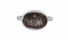 Ring LIVIA Rutilquarz mit Turmalin-Einschlüssen