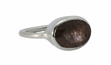 Ring LIVIA Rutilquarz mit Turmalin-Einschlüssen