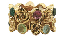 Ring WARUD mit Turmalinen Grösse 56