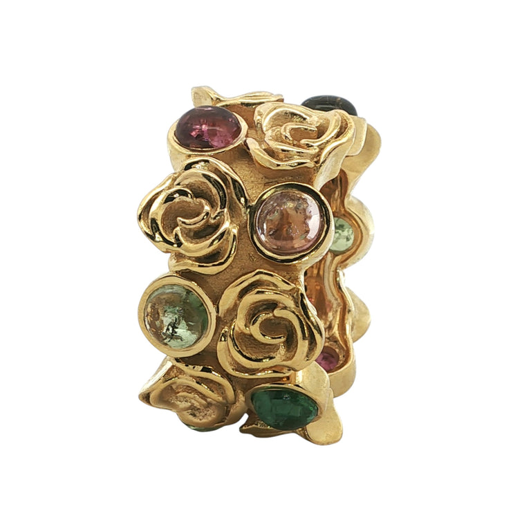 Ring WARUD mit Turmalinen Grösse 56