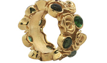 Ring WARUD mit Turmalinen Grösse 56