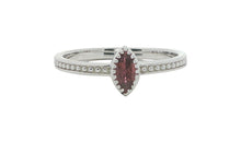 Ring ALENIA Rosaturmalin | Filigraner Ring Silber & Gold