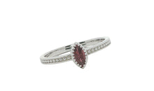 Ring ALENIA Rosaturmalin | Filigraner Ring Silber & Gold