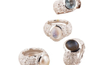 Ring LOTTA Perle | Statement Ring mit Rosenmuster
