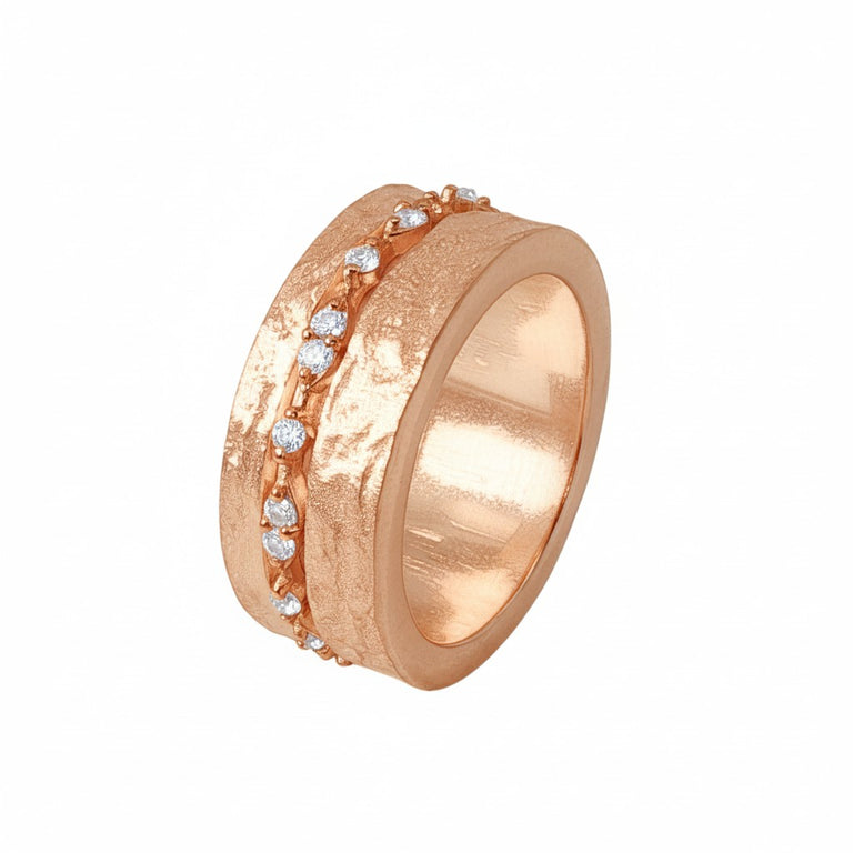 Alavissa Ring mit Topas Steinen 8 mm