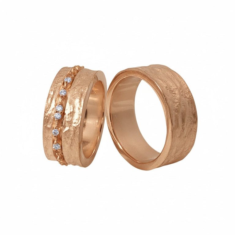 Alavissa Ring mit Topas Steinen 8 mm