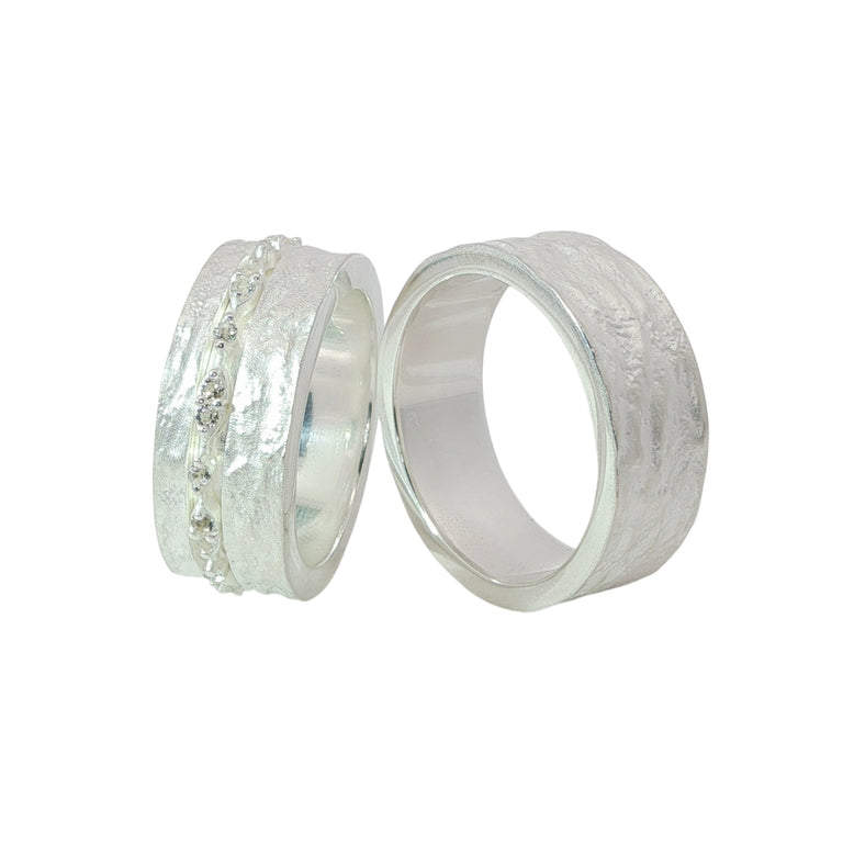 Alavissa Ring mit Topas Steinen 8 mm