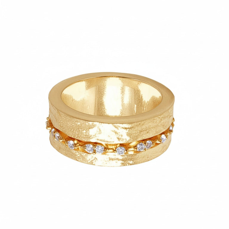 Alavissa Ring mit Topas Steinen 8 mm