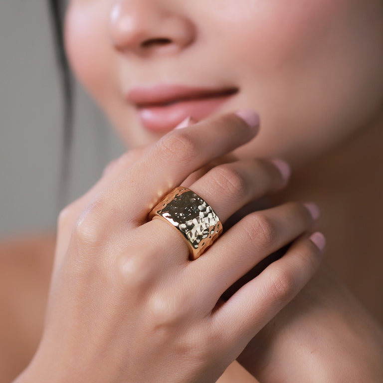 Ring BENJAMIN  16 mm breit poliert