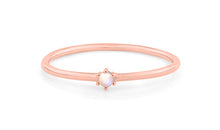 Engagement Ring BRIANA mit Mondstein 2mm